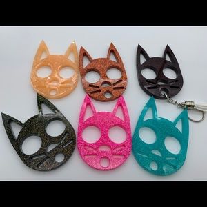 Kitty cat self defense keychain